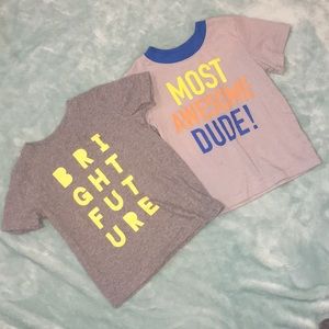 Bundle of 2 boys T-shirts